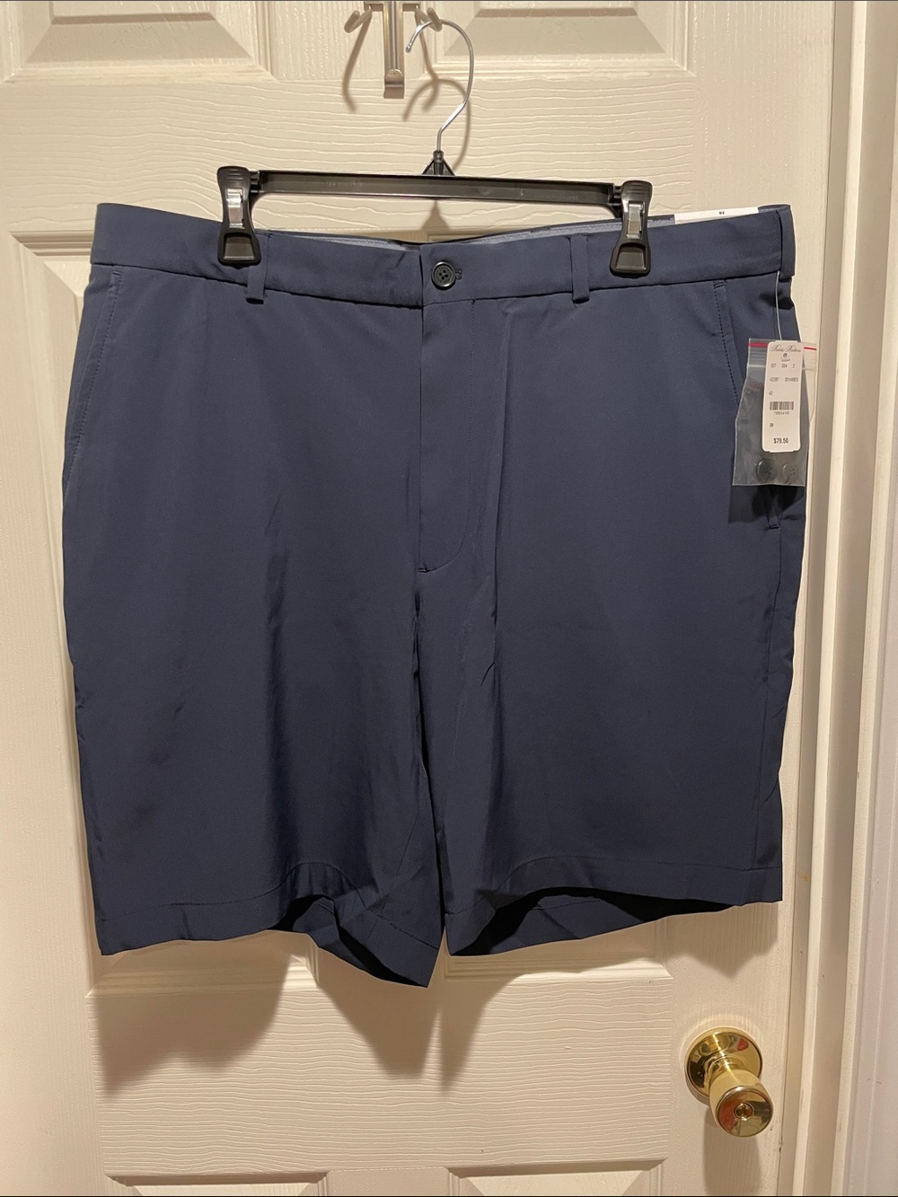 Brooks Brothers navy chino shorts